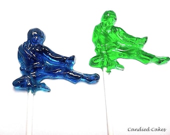 12 KARATE GUY LOLLIPOPS - Karate Party