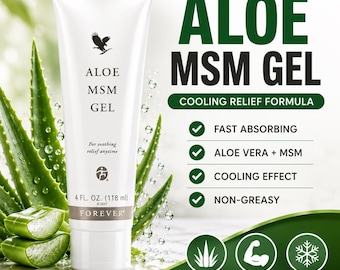 Forever Aloe MSM Gel – Soothing Muscle and Joint Relief (118ml)