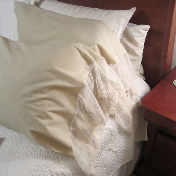 Lace Pillowcases Etsy