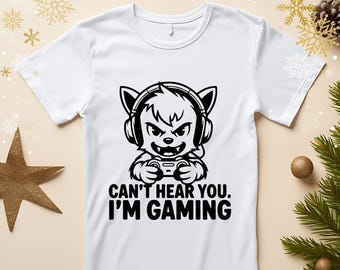 Funny Gamer Quote SVG PNG | Video Game Controller Cut File (Digital Download)