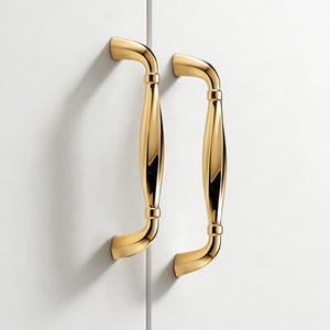 Solid Brass Cupboard Pull, Silver Gold Handle For Wardrobe Shoe Book Wine Storage