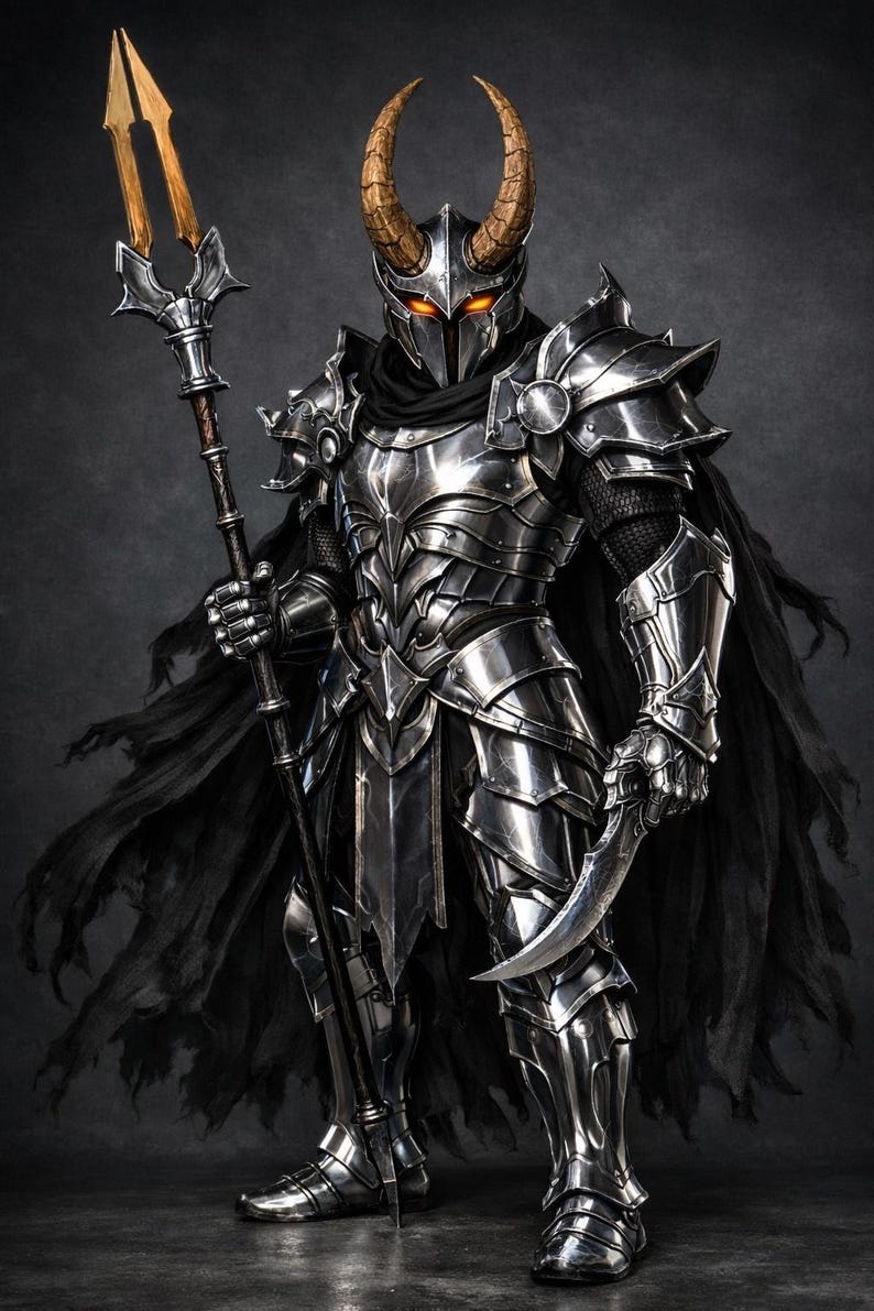 Dark Knight Full Body Armor – Handmade Steel Gothic Knight Suit ...