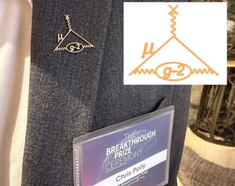 THE BREAKTHROUGH PRIZE | Custom Muon g-2 Logo Pin – Fermilab Collaboration Edition