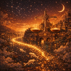 Weegschaal maanverlichte weegschaal