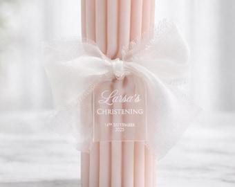 Twist Hourglass Pillar Candle