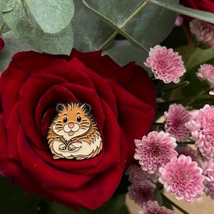 Broche de esmalte macio - Hamster ROLO