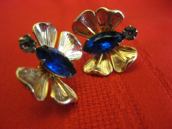 Butterfly pin with matching earrings - image 5