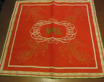 Tammis Keefe's "Noel" Handkerchief