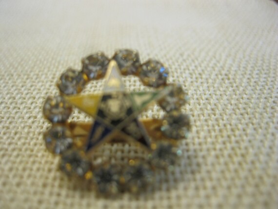 Two "Order of the Eastern Star" (OES) prong set p… - image 4