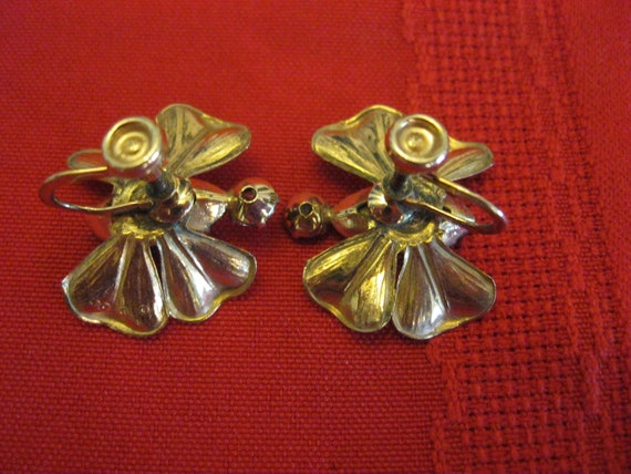 Butterfly pin with matching earrings - image 4