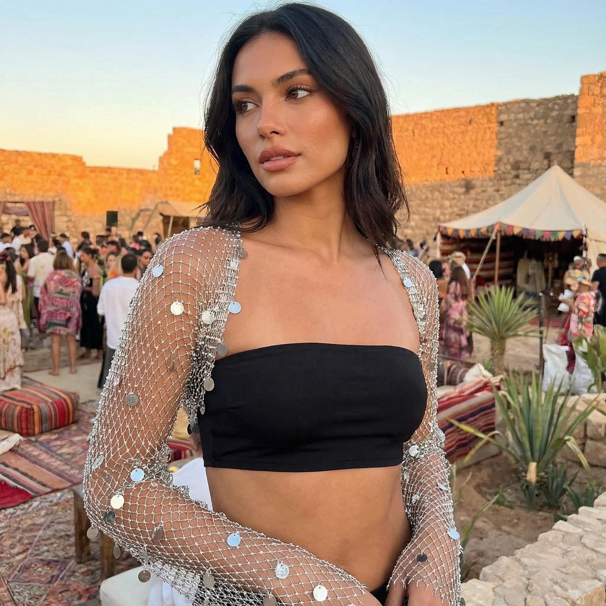 Sheer Glitter Top - Etsy