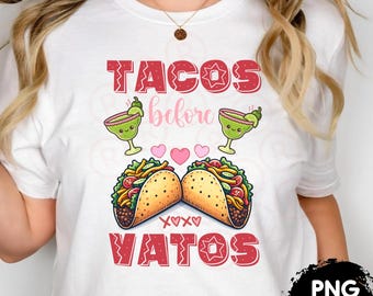 Tacos antes de Vatos PNG, SVG, archivo para descargar, archivo digital, Día de San Valentín