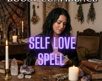 Self Love Spell – Boost Confidence, Inner Glow & Self Worth, Beauty And Attraction Ritual, Same Day Casting