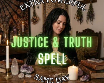 Truth Spell, Justice Spell, Reveal Lies and Get Clarity, Protection and Victory Ritual, Same Day Spell