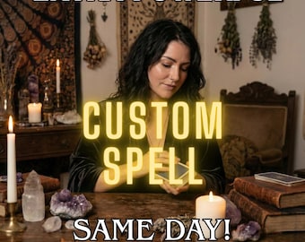 Same Day Custom Spell - Personalized Ritual, Love, Money, Career, Success, Manifestation, Intention Setting, Cleansing & Protection