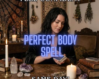 Perfect Body Spell, Dream Body And Self-Love Ritual, Weight Loss Energy, Confidence & Physical Transformation, Same Day Casting