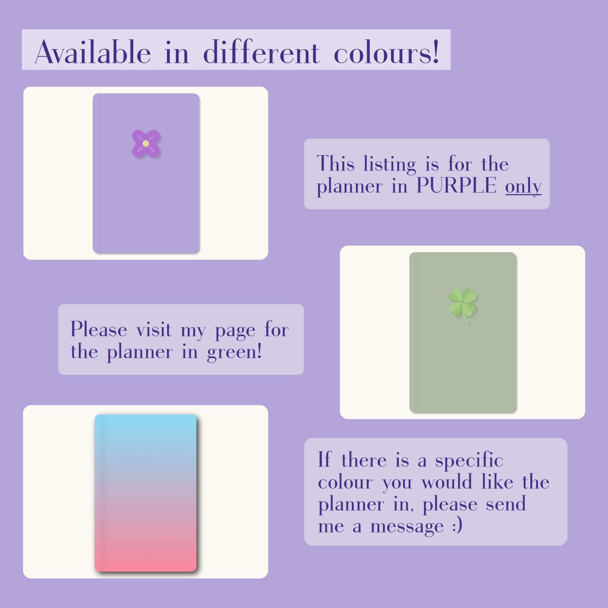 2026 Lilac Purple Digital Planner for iPad & Goodnotes | Dated ...