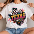 She's from Texas I Can Tell Png, Texas Girl Shirt Design, Howdy Y'all Sublimation, Western Cowgirl Digital Download, Texas Pride Png product logo