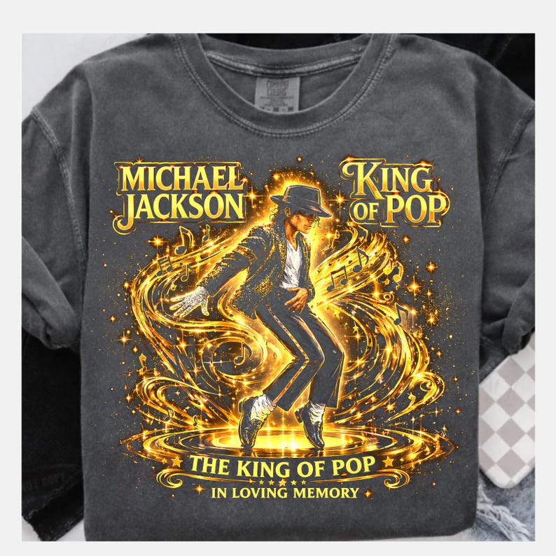 Michael Jackson PNG, King of Pop Digital Download, Retro Music ...
