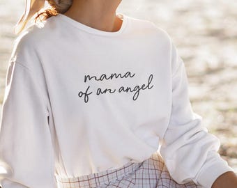 Moletom "Mamãe de um Anjo" | Memorial Cristão para Perda de Bebê