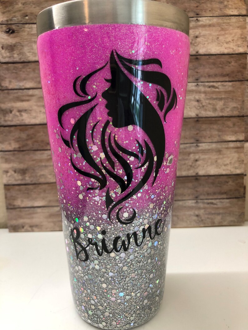 Hairdresser Glitter Tumbler Hair Stylist Glitter Tumbler | Etsy