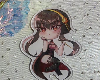 Anime | Op de Spy Family geïnspireerde chibi's| Acrylmagneten| 3"