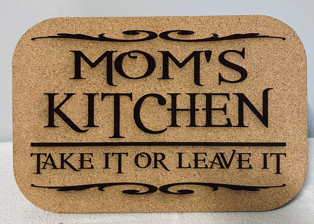 Premium Custom Cork Trivet Personalized Hot Pad Custom Cork Etsy