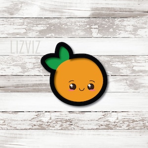 orange cookie cutter fruit cookie cutter
