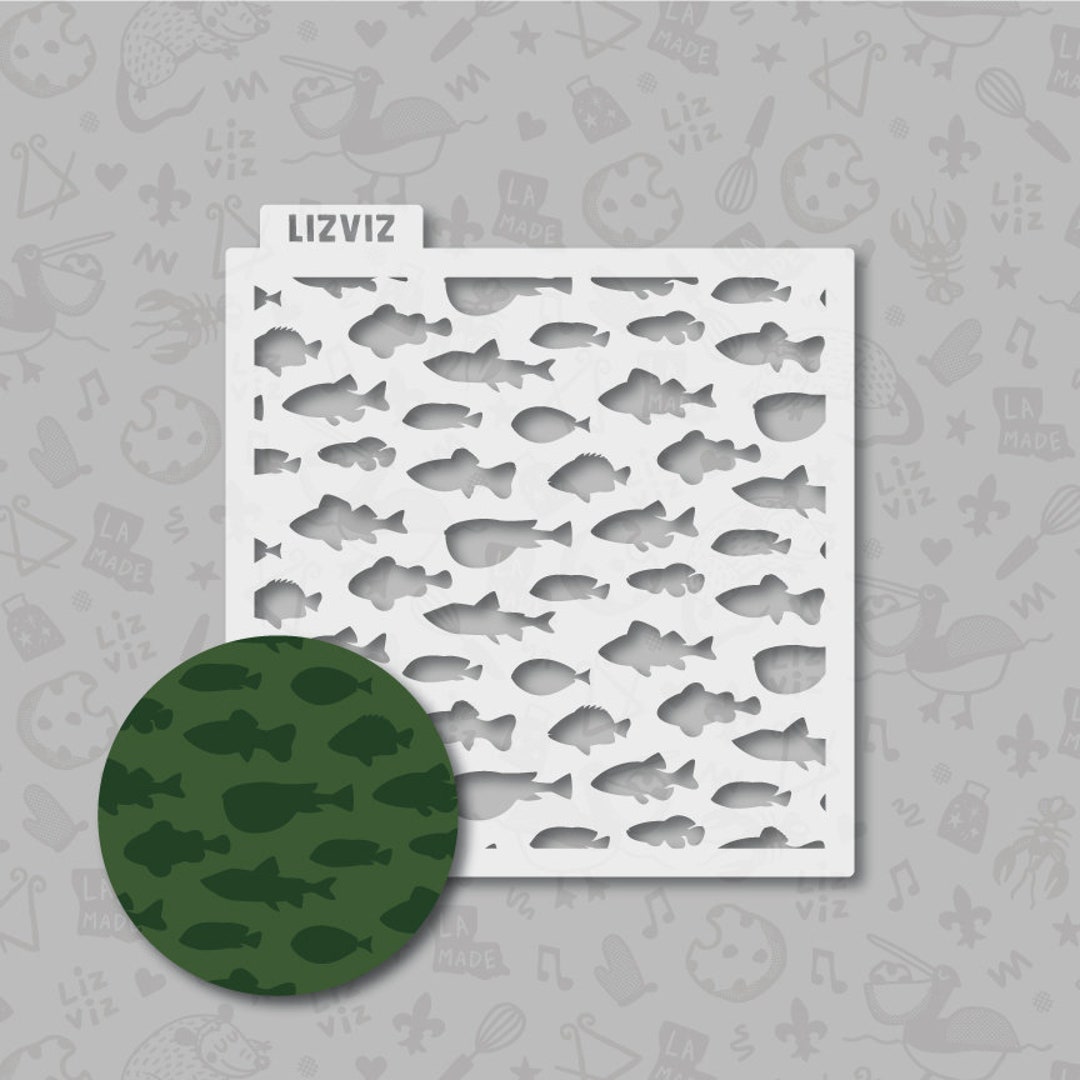 Fish Cookie Stencil - Etsy