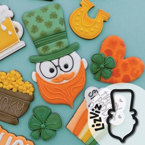 leprechaun with hat Cookie Cutter St. Patrick&#39;s Day Cookie Cutter 2023 design