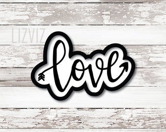 Love Cookie Cutter Valentines.