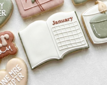 open book cookie cutter