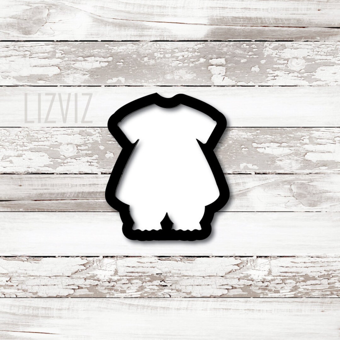 Baby Girl Romper Cookie Cutter. Ruffle Romper Cookie Cutter Etsy