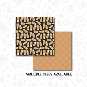 Candy Corn Halloween Printed Box Backers - Set of 25