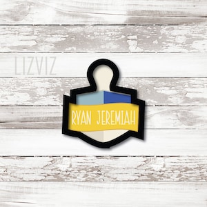 Dreidel Cookie Cutter. With Plaque. Hanukkah Cookie Cutter.