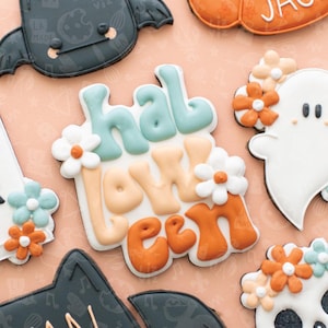 Groovy Halloween cookie cutter. Halloween Cookie Cutter.