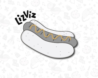 Hot Dog Cookie Cutter.
