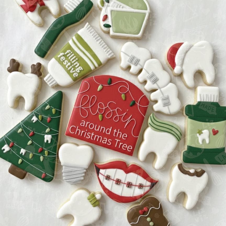 Toothpaste Cookie R Tooth & Toothpaste Cookie Cutter: Nurse Gift - Etsy