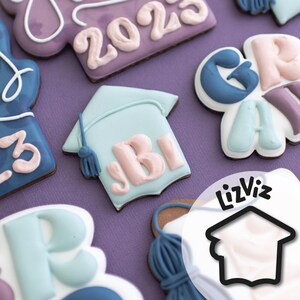 Graduation Cookie Cutter. Tall Graduation Cap.