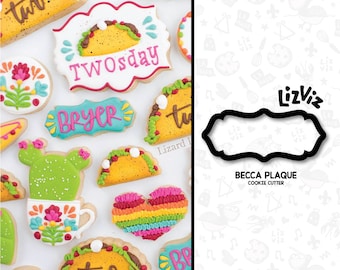 plaque cookie cutter becca
