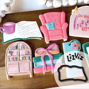 Open Book Cookie Cutter: Rose Gold Book Class