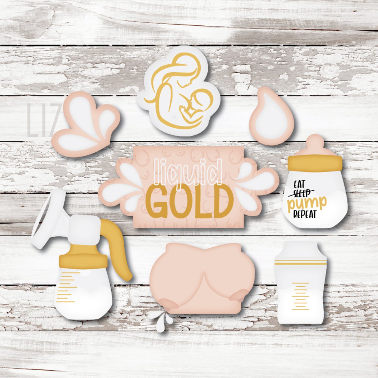 Leaky Boob Cookie Cutter. Breast Cookie Cutter. Breastfeeding Etsy