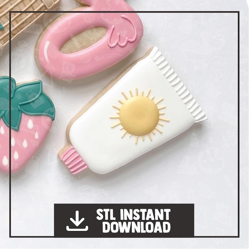 Toothpaste Cookie R Toothpaste Cookie Cutter STL Instant Download - Etsy