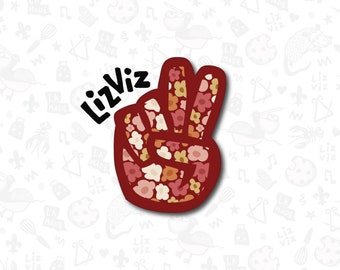 Peace Sign Hand Cookie Cutter - Etsy