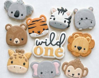 animal cookie cutter 2024 design safari animals. full set