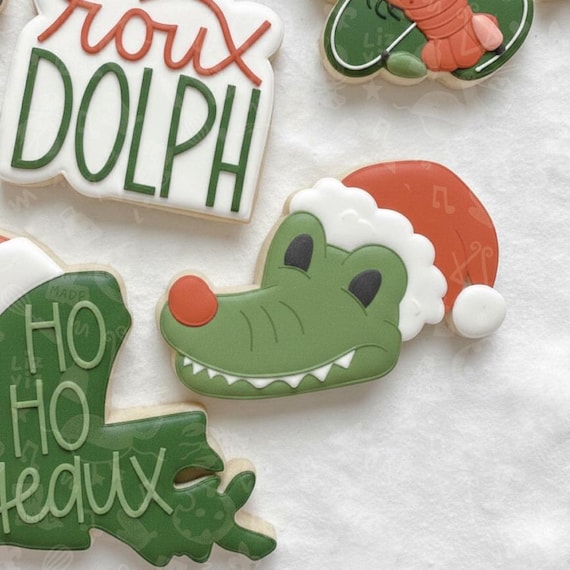 cookie cutter cajun christmas alligator