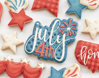 Fourth of July Cookie Cutter: USA Patriotic Baking