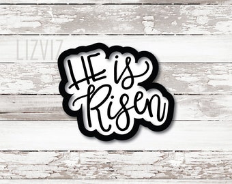 He is Risen Cookie Cutter. Easter Cookie Cutter.