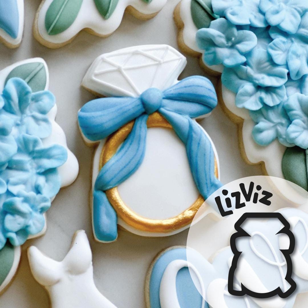 Bow Ring Cookie Cutter Wedding Bridal - Etsy