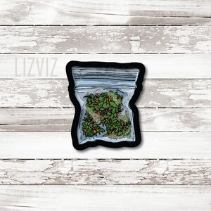 Weed Baggie Cookie Cutter, 420 Marijuana Theme image 4